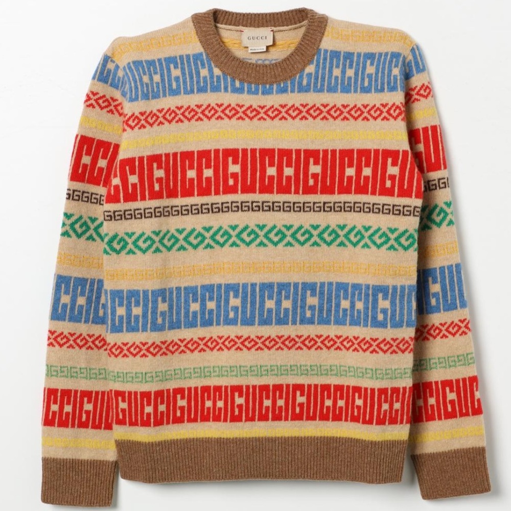 Gucci Multicolor Striped Sweater Size 12y/XS